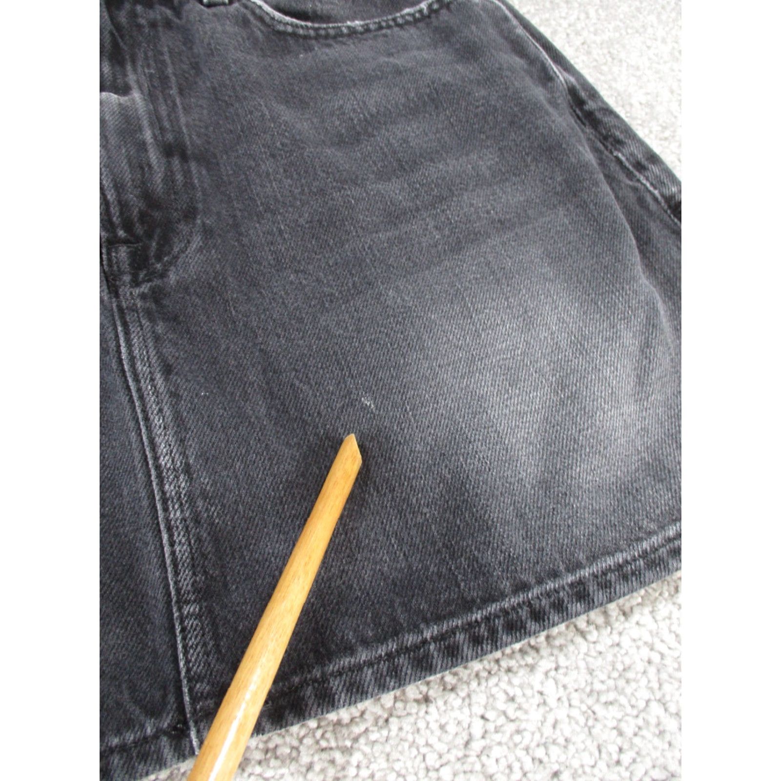 Frame FRAME Skirt Womens 29 Gray Denim Mini Cotton Size 29" - 2 Thumbnail