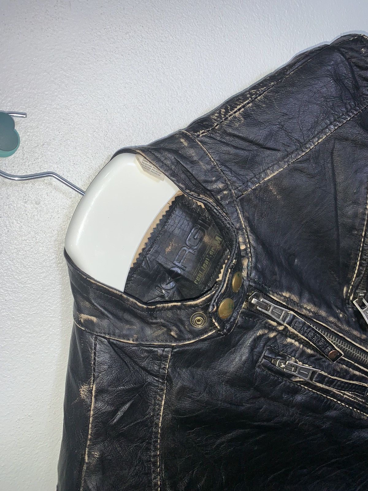 Vintage Trashed Energie Rider jacket 2000’s Size US M / EU 48-50 / 2 - 7 Thumbnail