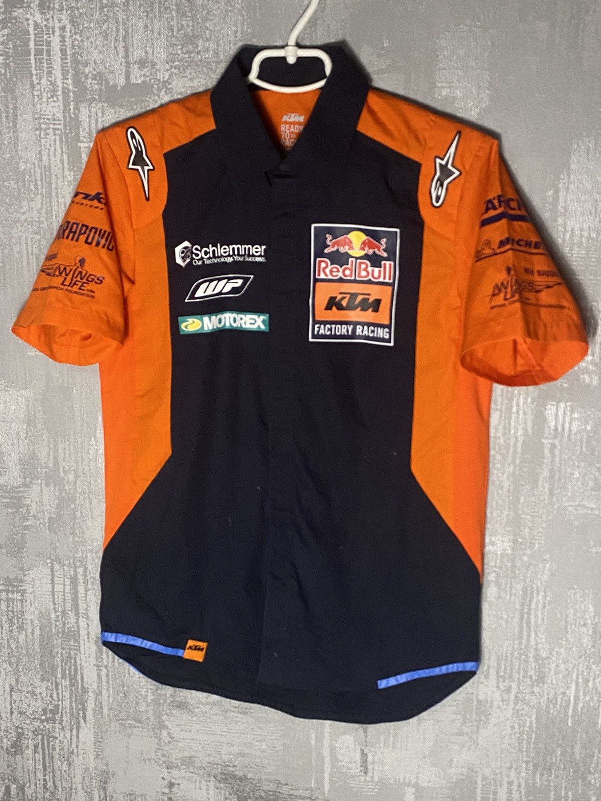 Alpinestars × Red Bull Red Bull KTM Factory Alpinestars Racing Button Up Shirt S-XC Size US XS / EU 42 / 0 - 1 Thumbnail