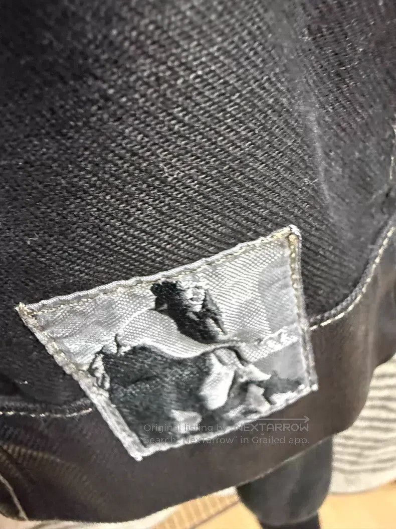 Rick Owens RICK OWENS Waxed Denim and Torn Sheepskin Patchwork Jacket Size US M / EU 48-50 / 2 - 9 Thumbnail
