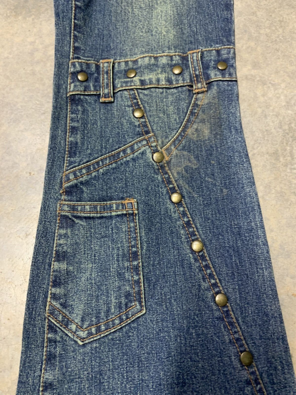If Six Was Nine Flare studd jean JKG JEAN Size US 28 / EU 44 - 5 Thumbnail