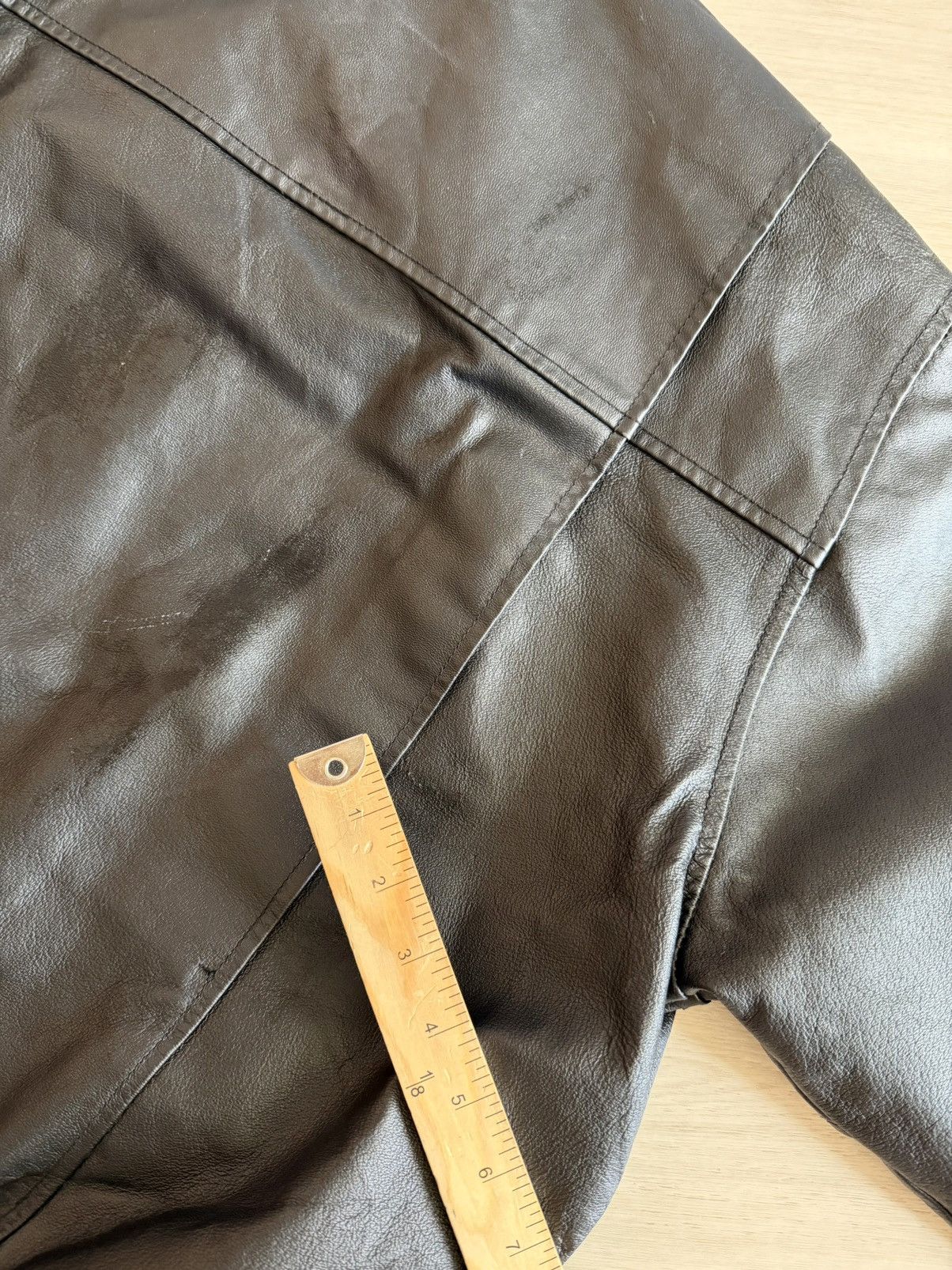 Vintage Vintage Burks Bay Exxon Mobile Leather Bomber Jacket Sz XL Size US XL / EU 56 / 4 - 6 Thumbnail
