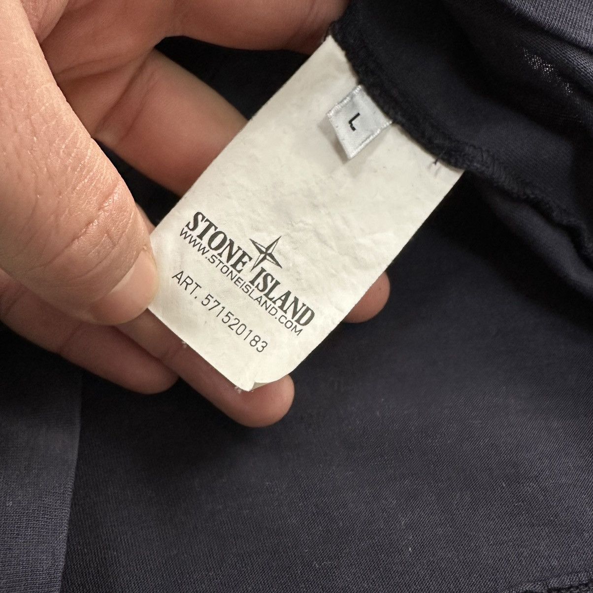 Stone Island Stone Island Bog Logo Navy T Shirt Size US L / EU 52-54 / 3 - 6 Thumbnail