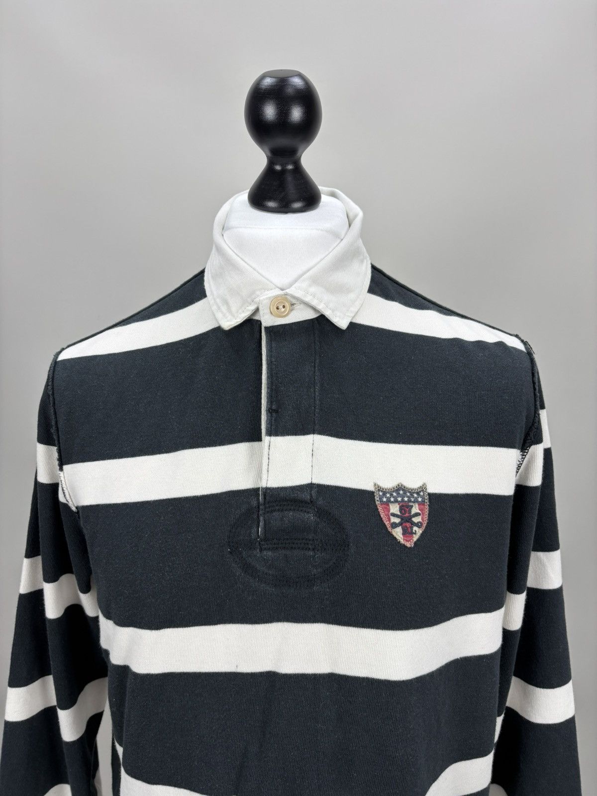 Polo Ralph Lauren Mens long sleeve rugby Polo Jeans Company Ralph Lauren Size US L / EU 52-54 / 3 - 3 Thumbnail