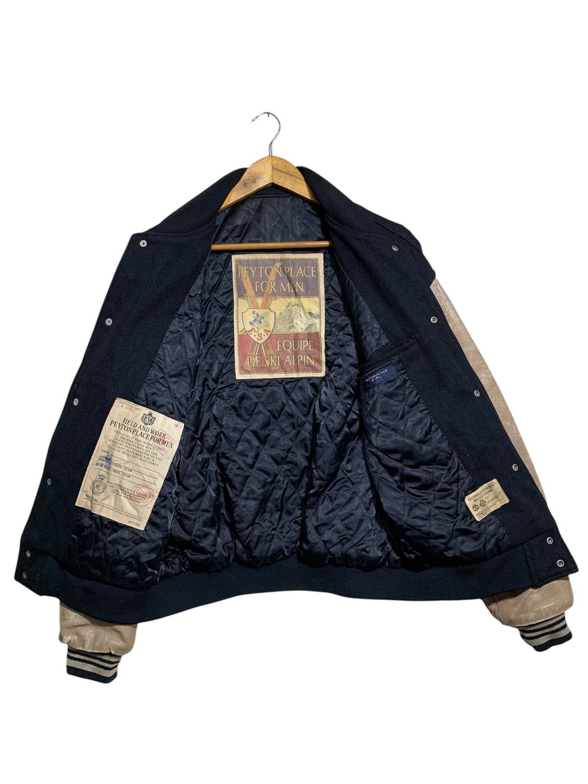 PPFM 🔥VTG PPFM VARSITY JACKETS WOOL/LEATHER Size US L / EU 52-54 / 3 - 8 Thumbnail