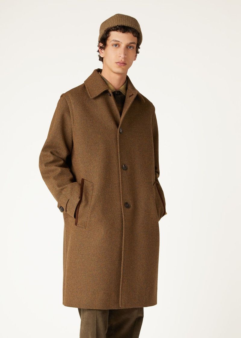 Loro Piana o1w1db10226 FAO8052 Savile Coat in Brown Size US S / EU 44-46 / 1 - 4 Thumbnail