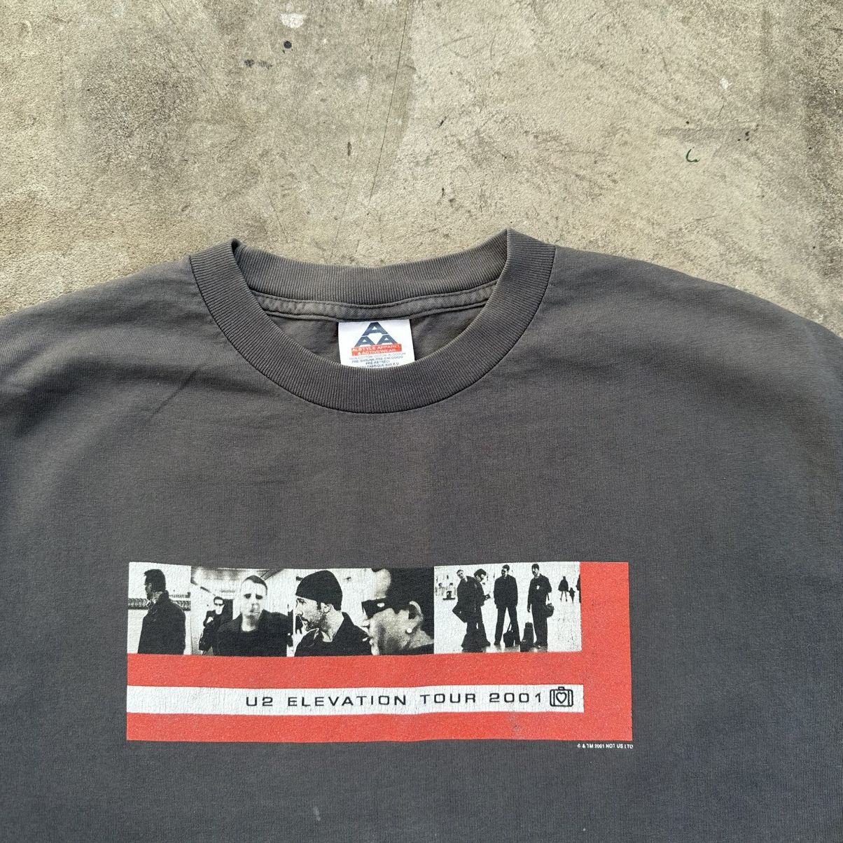 Band Tees U2 Elevation Tour 2001 Tee T Shirt Vintage Grey Size US L / EU 52-54 / 3 - 5 Thumbnail