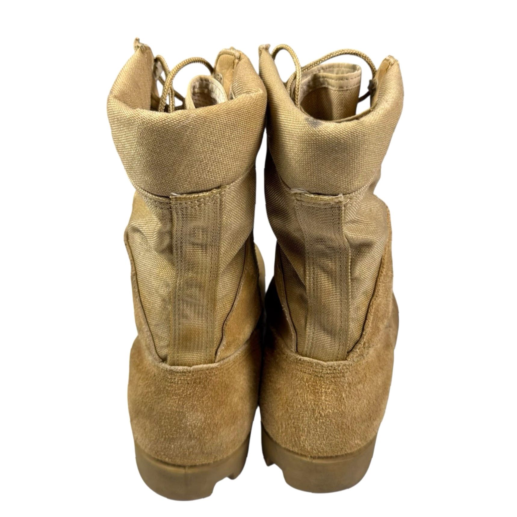 Vintage VINTAGE Ro-Search Combat Boots Mens 13R Jungle Tan Suede Canvas Military 90s Mens Boots Size US 13 / EU 46 - 4 Thumbnail