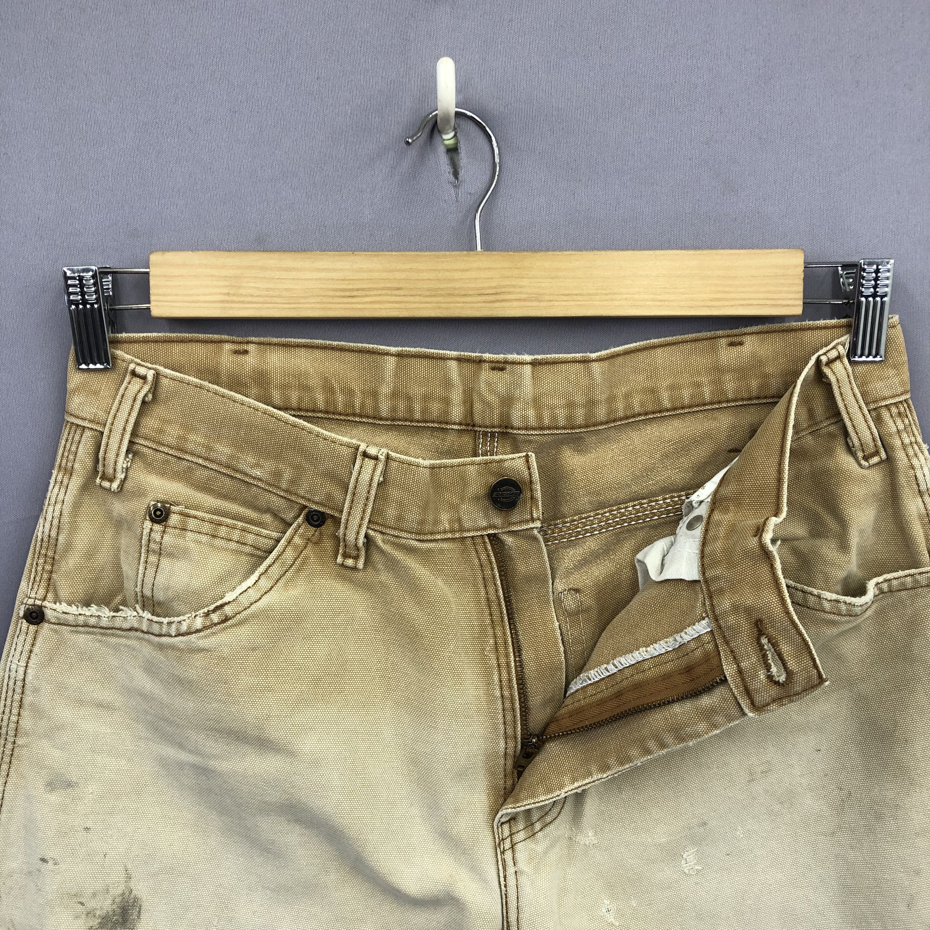 Dickies Vintage Rusty Distressed Dickies Baggy Cargo Carpenter Jeans Size US 32 / EU 48 - 5 Thumbnail