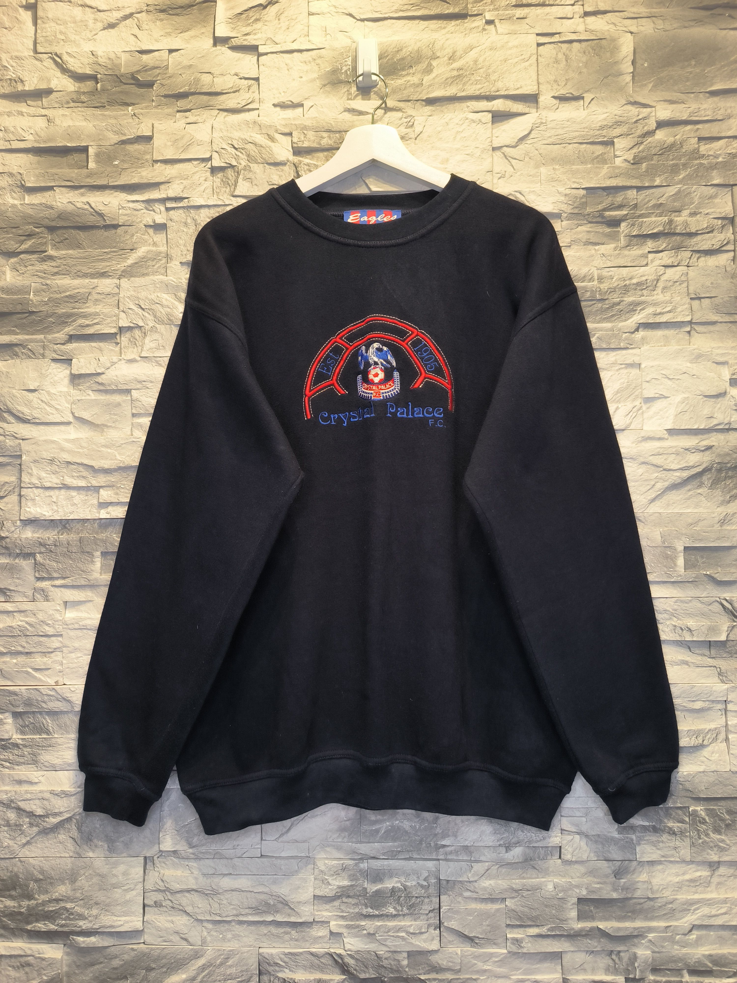 Vintage Vintage Crystal Palace Eagles Sweatshirt Logo Crewneck Size US M / EU 48-50 / 2 - 1 Thumbnail