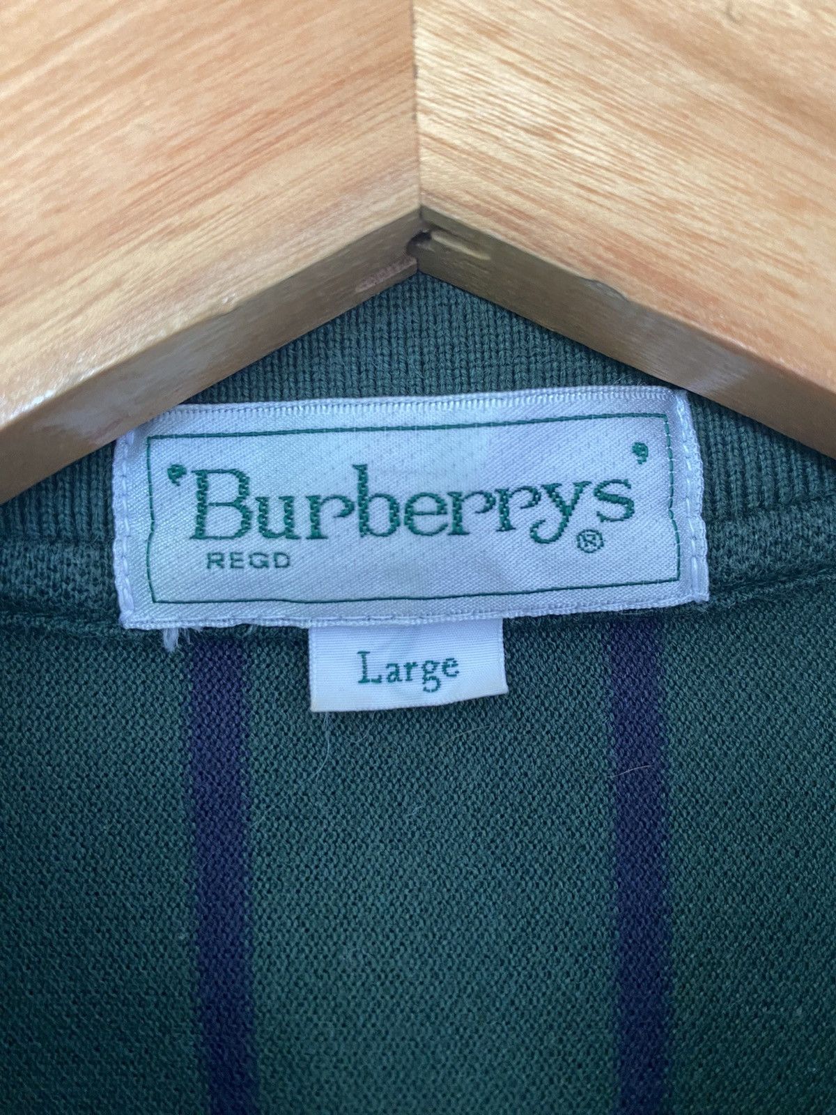 Burberry Vintage Burberrys Polo Shirt Size US L / EU 52-54 / 3 - 11 Thumbnail