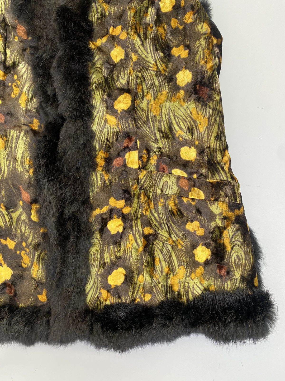 Vintage CSC Rabbit Fur Vest Size L / US 10 / IT 46 - 15 Thumbnail