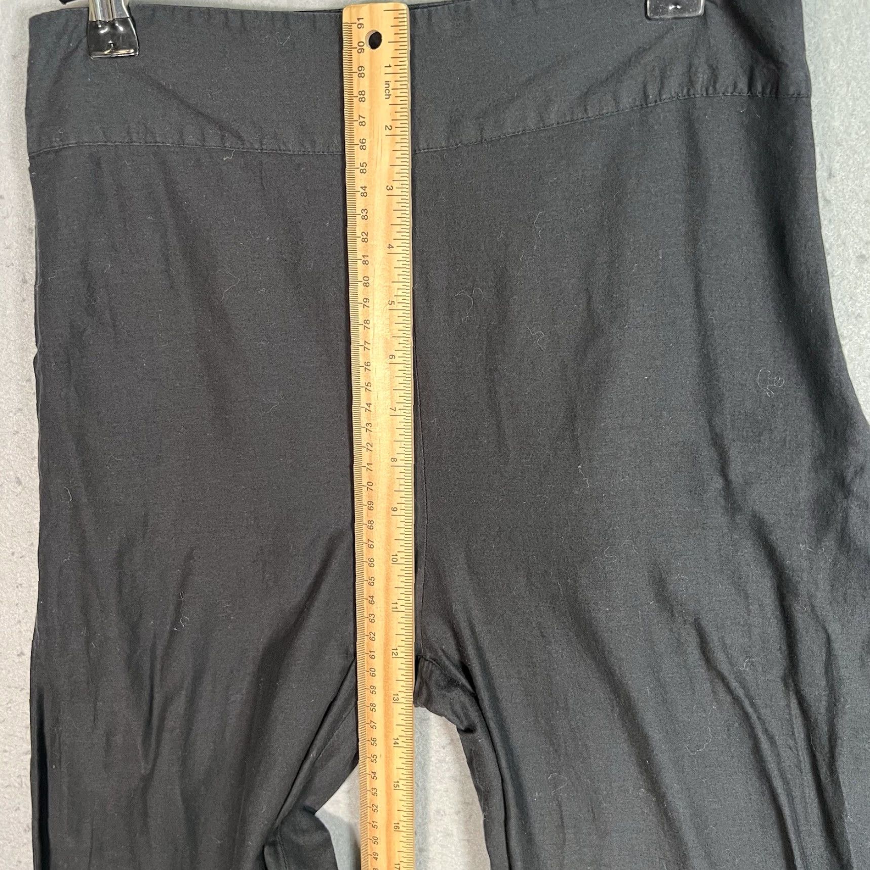 Zara Zara Embroidered Wide Leg Pants Womens XS Black Regular Straight Fit Ankle Womens Size 26" / US 2 / IT 38 - 7 Thumbnail