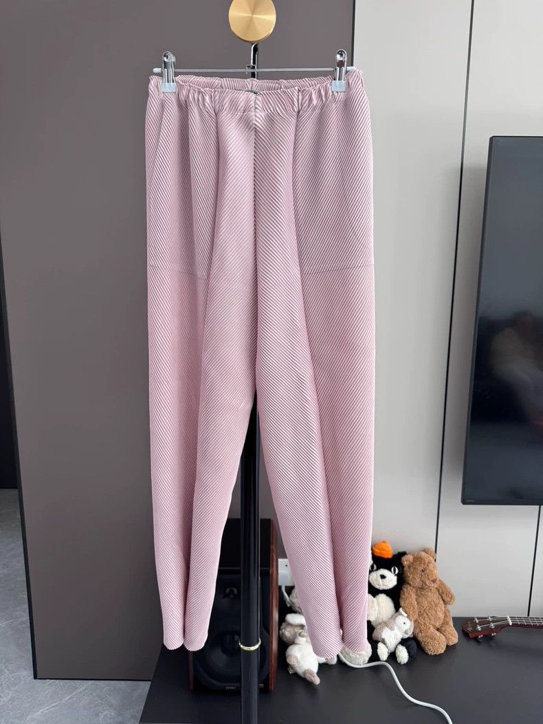 Issey Miyake Issey Miyake size:1 Pink toothpick casual pants Size 22" - 1 Thumbnail