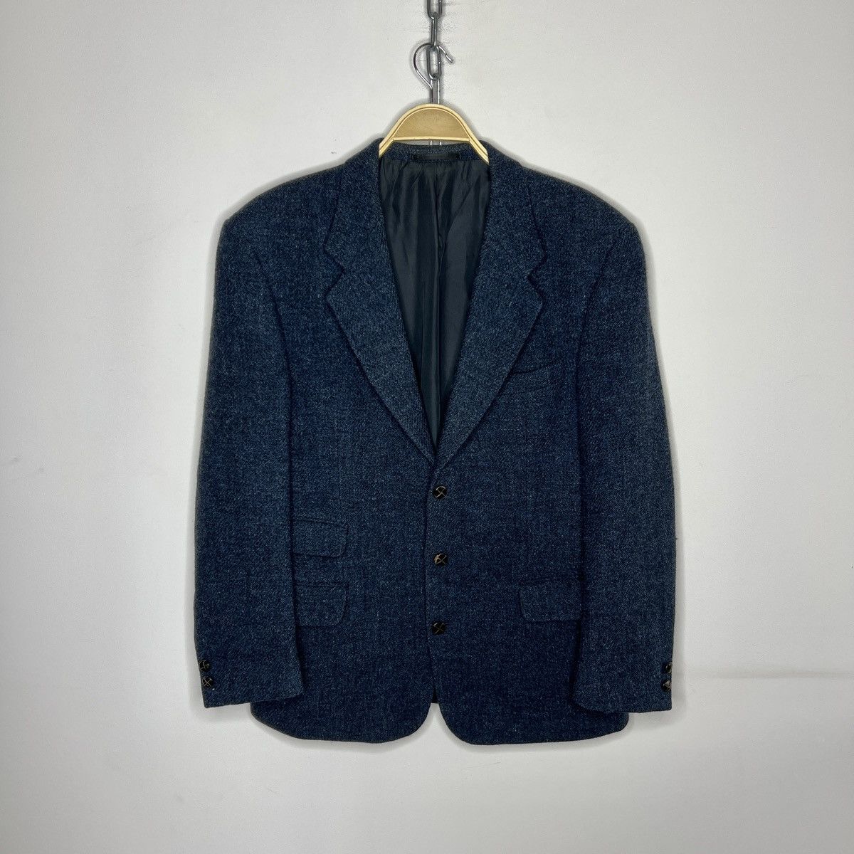Harris Tweed Rare Vintage Harris Tweed Wool Blazer Size M Size 44R - 1 Thumbnail