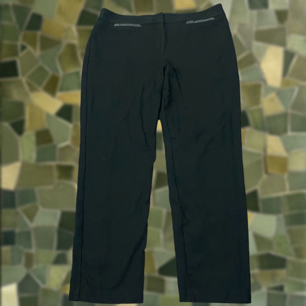 Talbots Talbots Dress Pants Womens Size 14 Black Mid-Rise Stretch Straight Leg Size 34" / US 12 / IT 48 - 1 Thumbnail