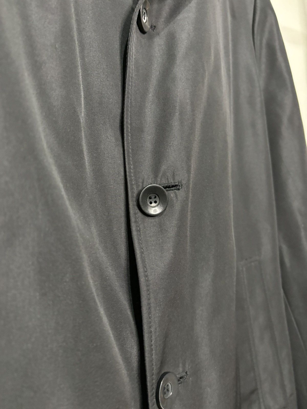 Mexx × Vintage Vintage Black Trench Coat Jacket Size US L / EU 52-54 / 3 - 2 Thumbnail