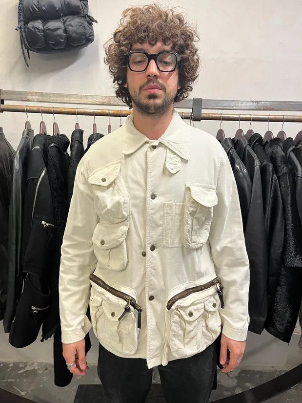 Dolce & Gabbana × Vintage SS2003 Dolce & Gabbana Hunter Multi Pockets Beige Jacket Size US M / EU 48-50 / 2 - 2 Thumbnail