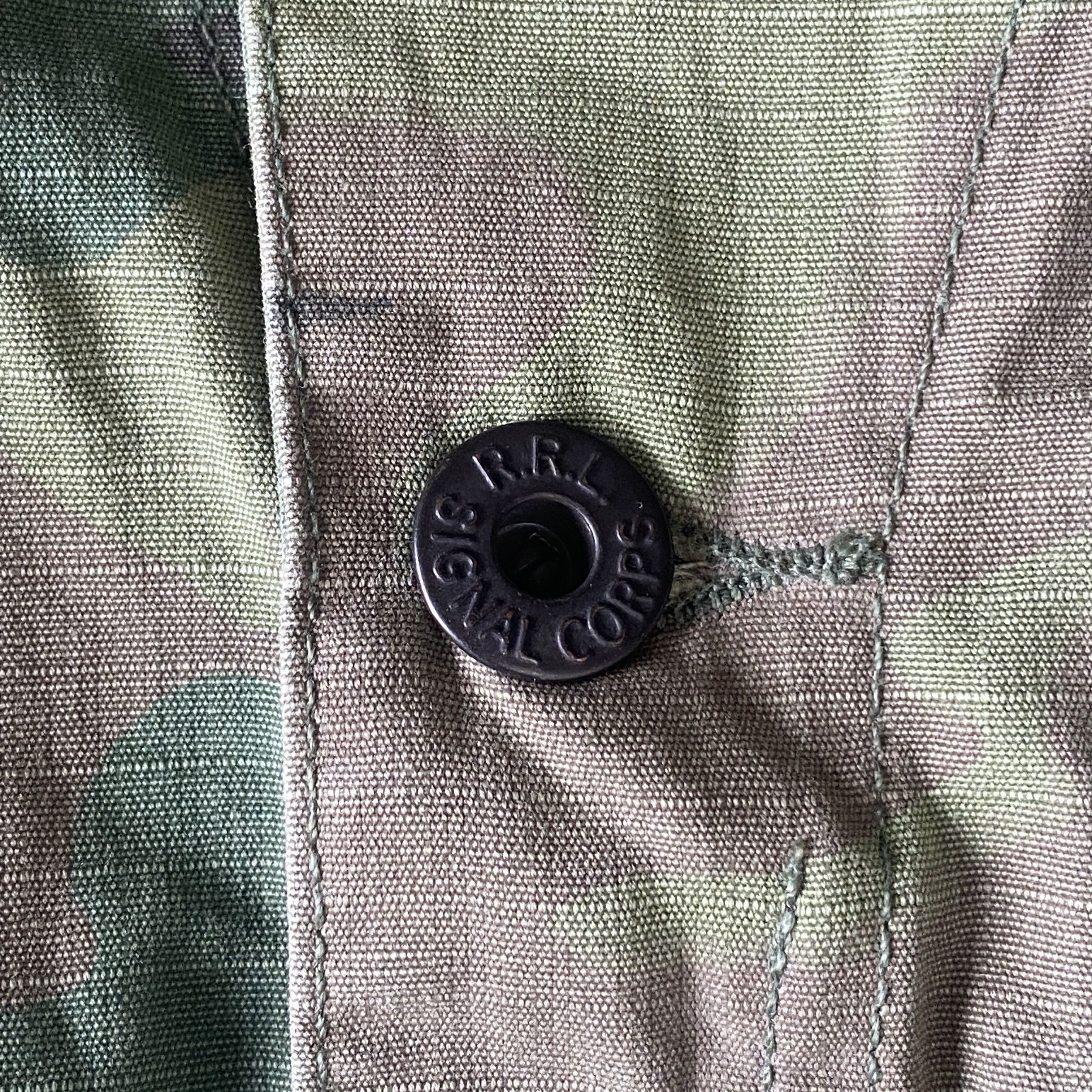 RRL Ralph Lauren Camo Cotton Ripstop Shortall Romper Size XS / US 0-2 / IT 36-38 - 6 Thumbnail