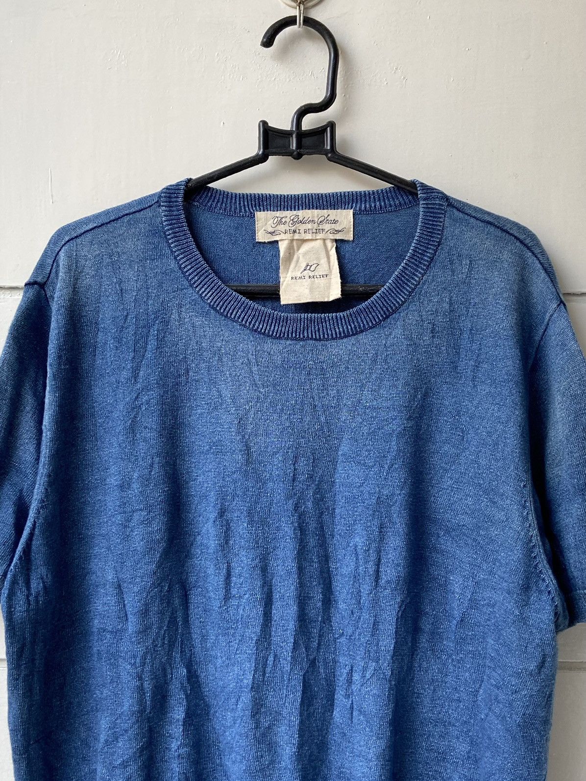 Japanese Brand × Remi Relief REMI RELIEF Blue T-shirt Size US S / EU 44-46 / 1 - 3 Thumbnail