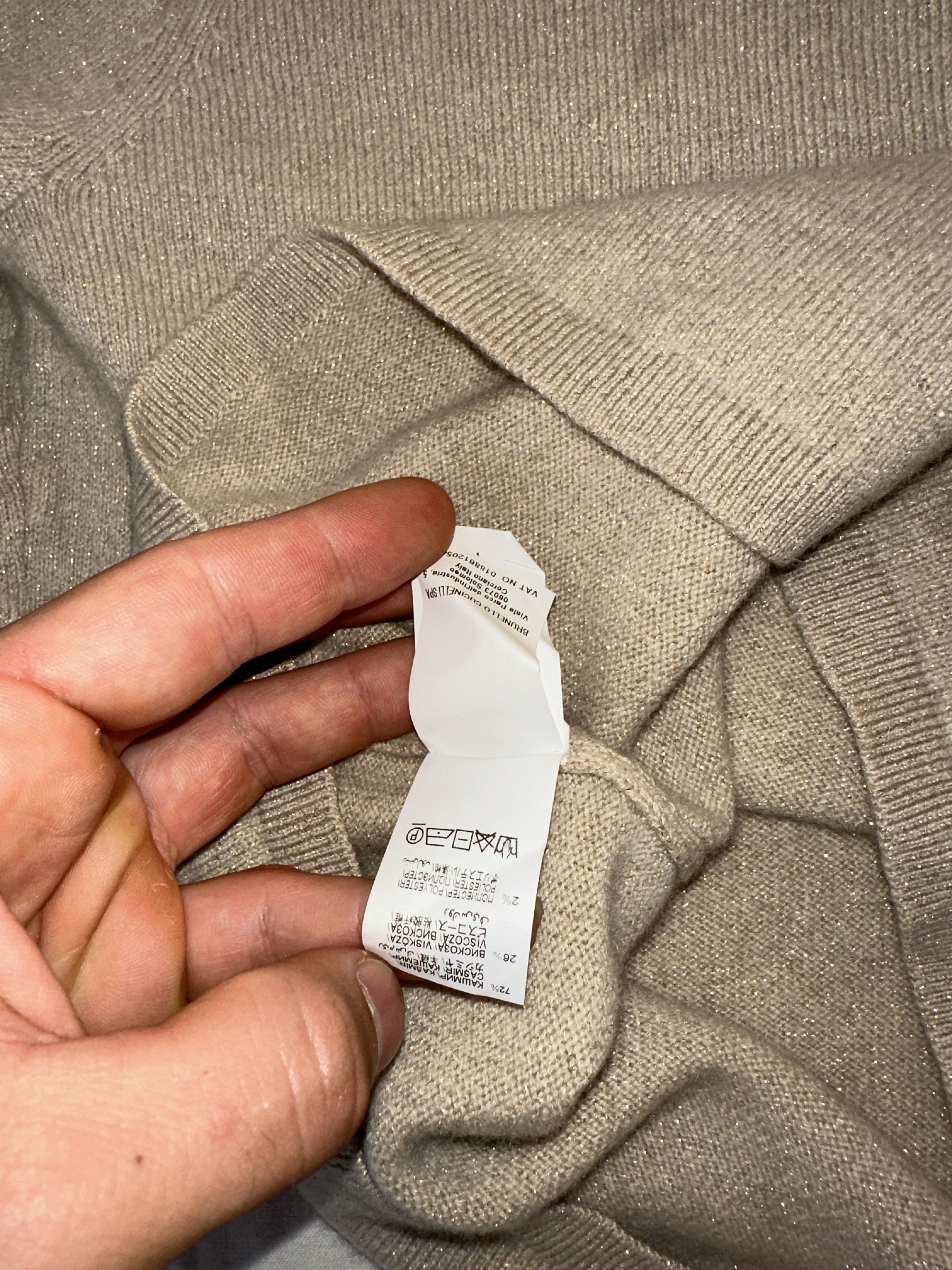 Brunello Cucinelli Brunello Cucinelli Cashmere Pointelle Cuffs Pullover Size XL Size XL / US 12-14 / IT 48-50 - 15 Thumbnail