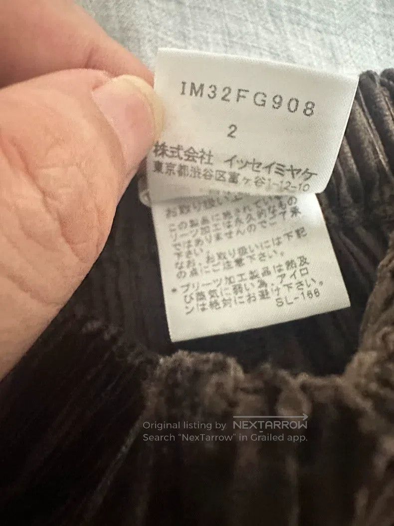 Issey Miyake Issey Miyake Main Line Chocolate-colored Thick Velvet Midi Size 25" / US 0 / IT 36 - 5 Thumbnail