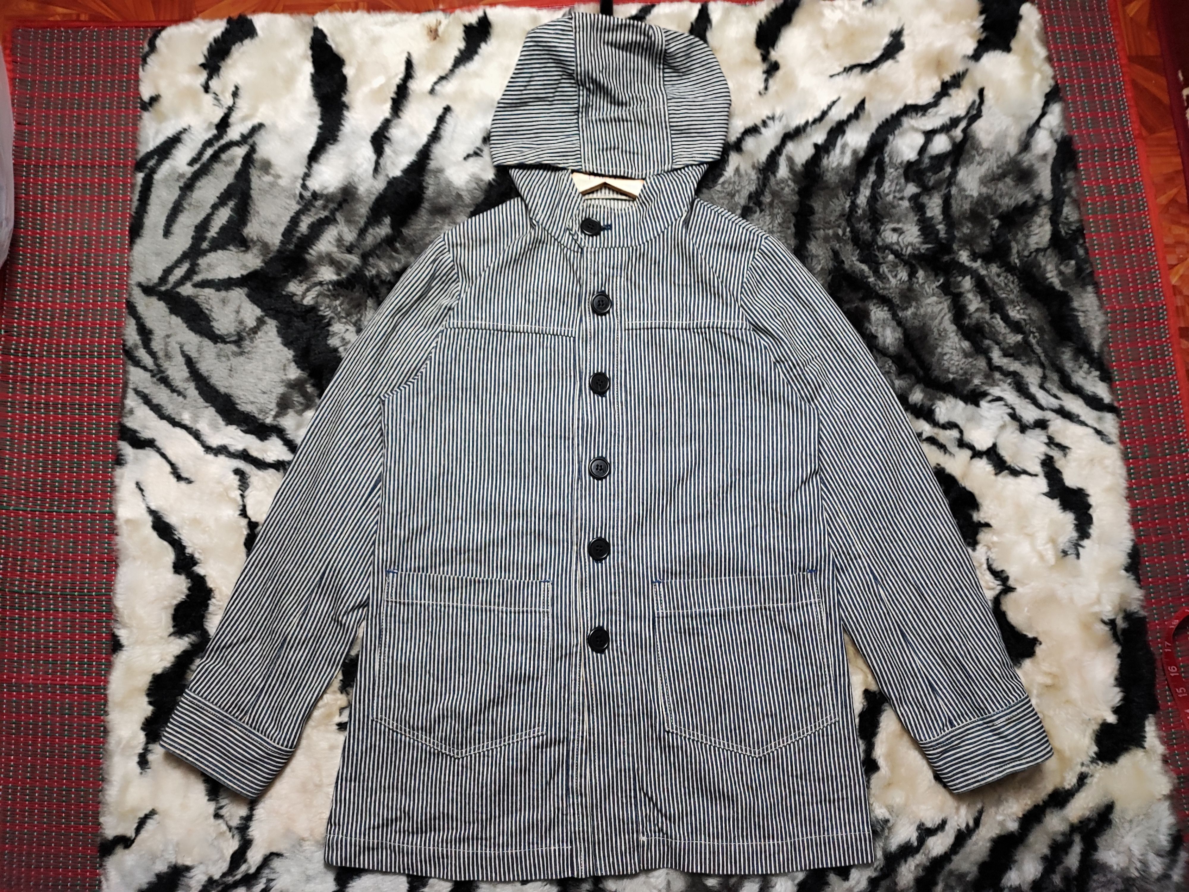 If Six Was Nine Super Hakka Herringbone Denim Stripe Wabash Size US L / EU 52-54 / 3 - 2 Thumbnail