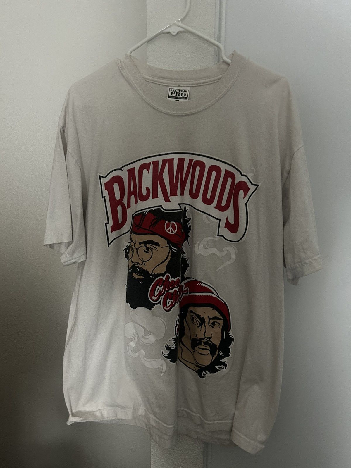 Vintage thrifted backwoods cheech & chong shirt Size US XXL / EU 58 / 5 - 1 Thumbnail