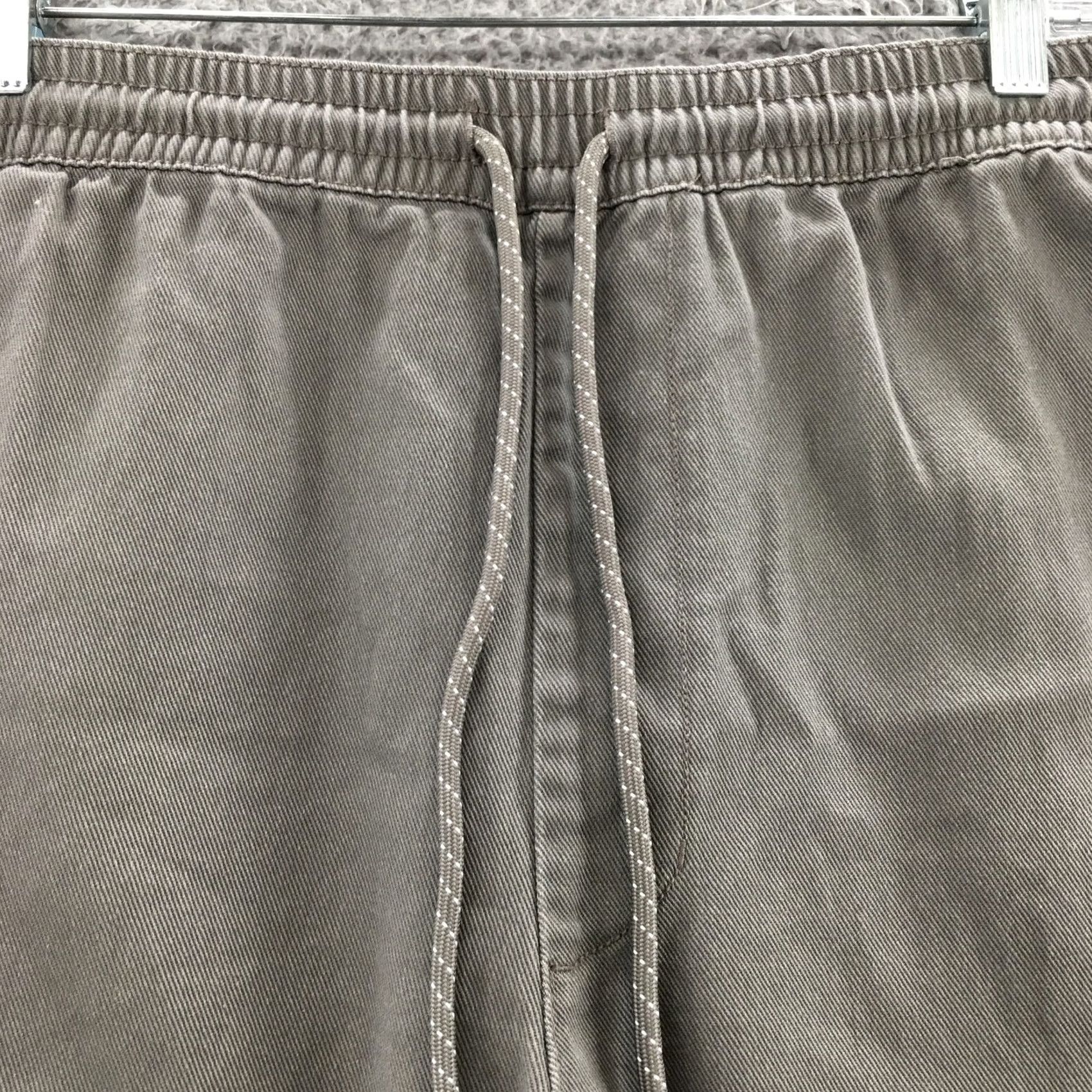 Vintage Arizona Jean Co Chino Shorts Mens 2XL Gray Cotton Drawstring Chino Shorts Casual Pants Mens 2XL Gray Size US 39 - 3 Thumbnail