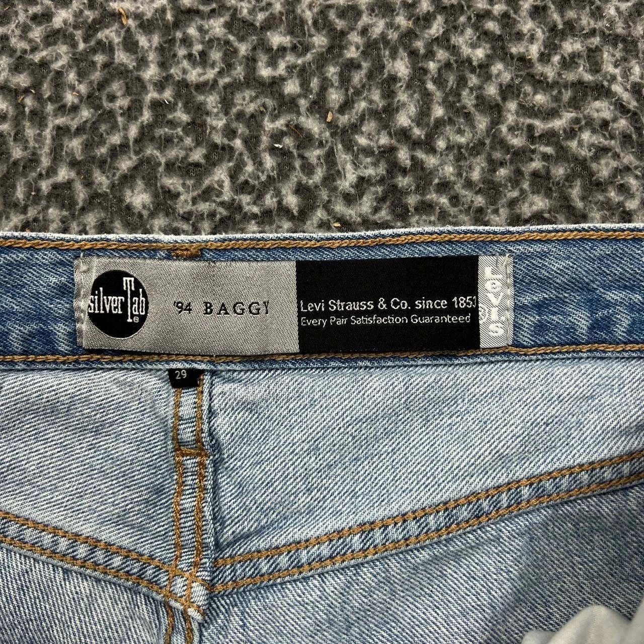 Levi's Levi's Silver Tab Jeans Women 29x31 Denim Baggy Cotton Y2K Size 29" - 10 Thumbnail