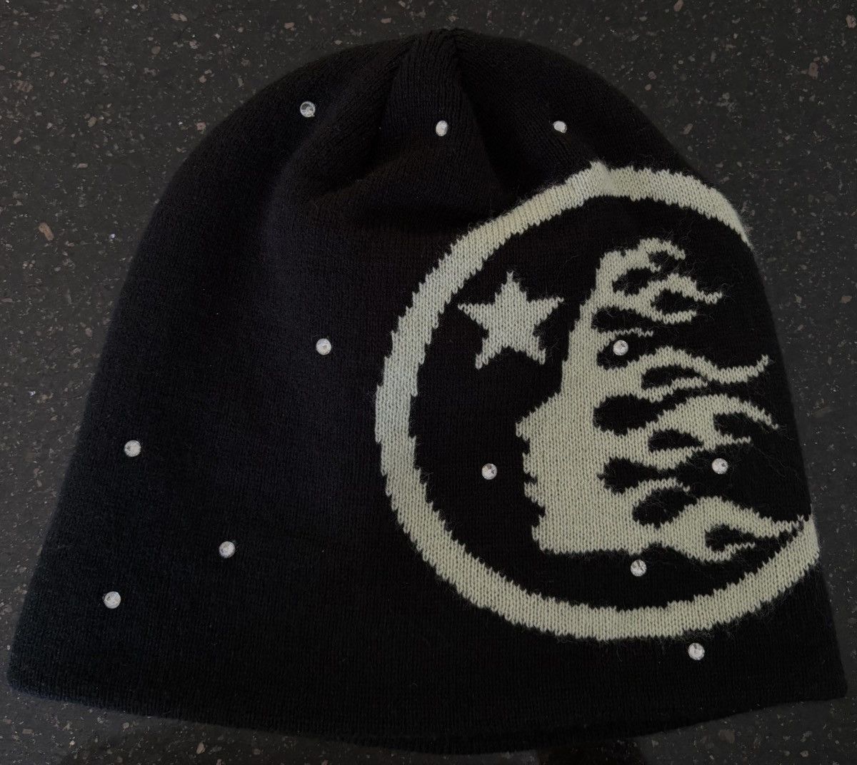 帽子 Hellstar Beanie Hellstar Beanie Black - FW23 - US