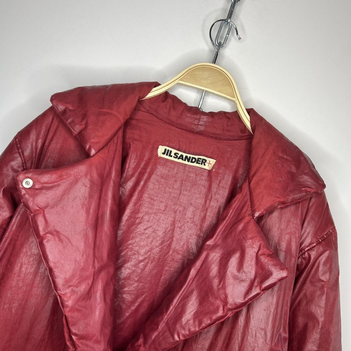 Jil Sander Vintage Jil Sander Heavy Waxed Classic Luxury Coat 90s Size M / US 6-8 / IT 42-44 - 5 Thumbnail