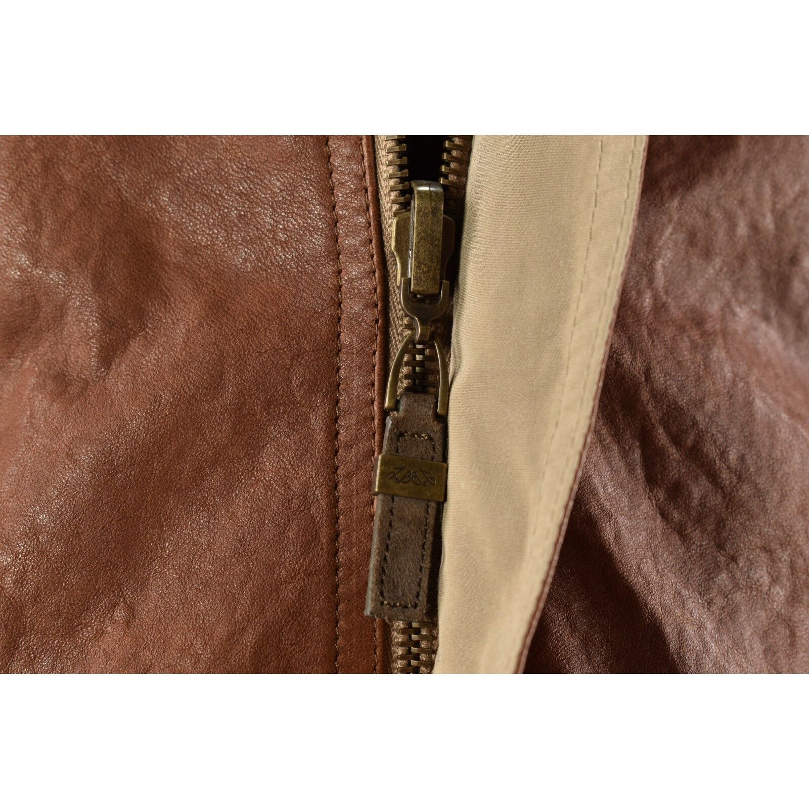 Luciano Barbera Luciano Barbera Jacket Size XL US In Brown Leather Size US XL / EU 56 / 4 - 2 Thumbnail