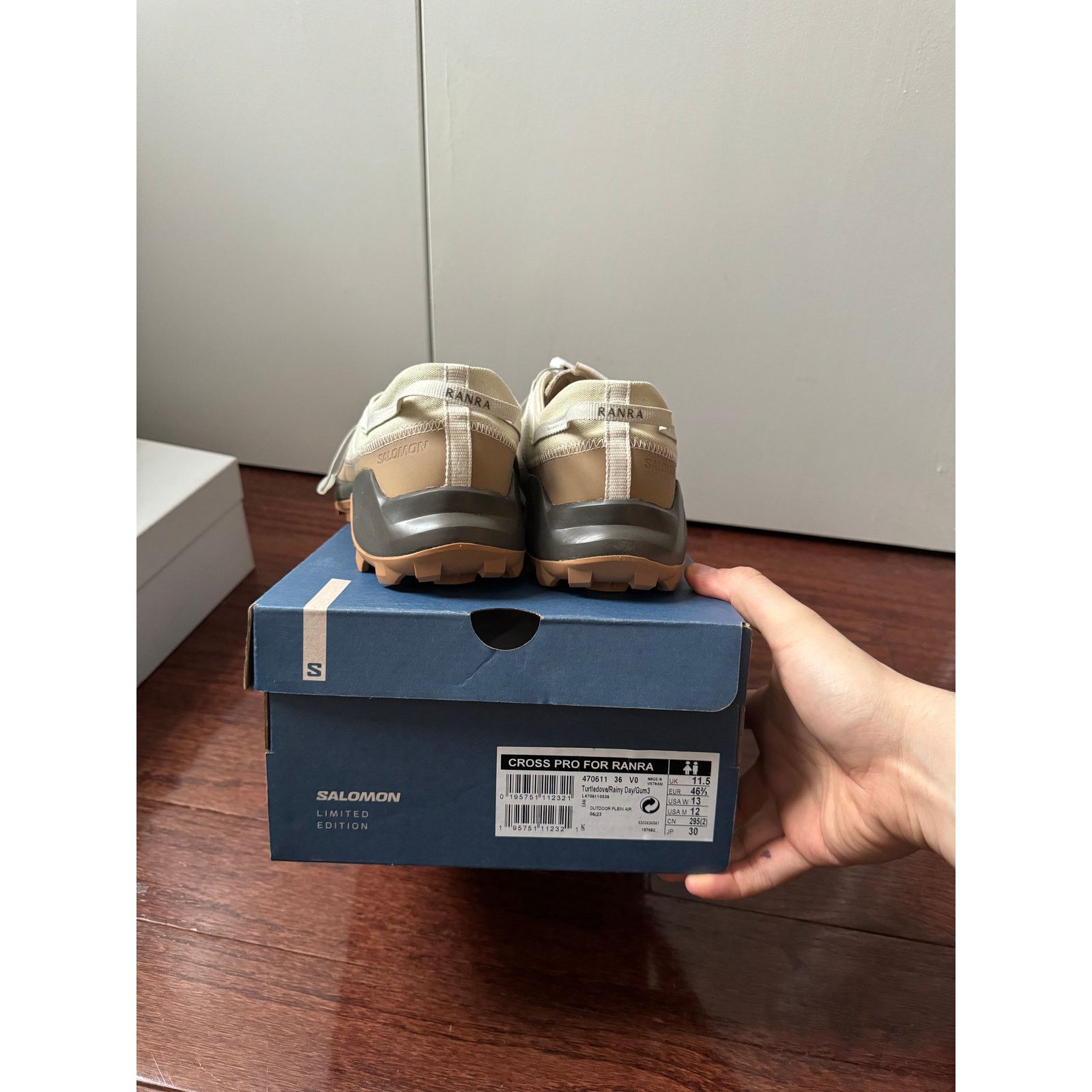 Salomon Cross Pro RANRA Turtledove Size US 12 / EU 45 - 5 Thumbnail