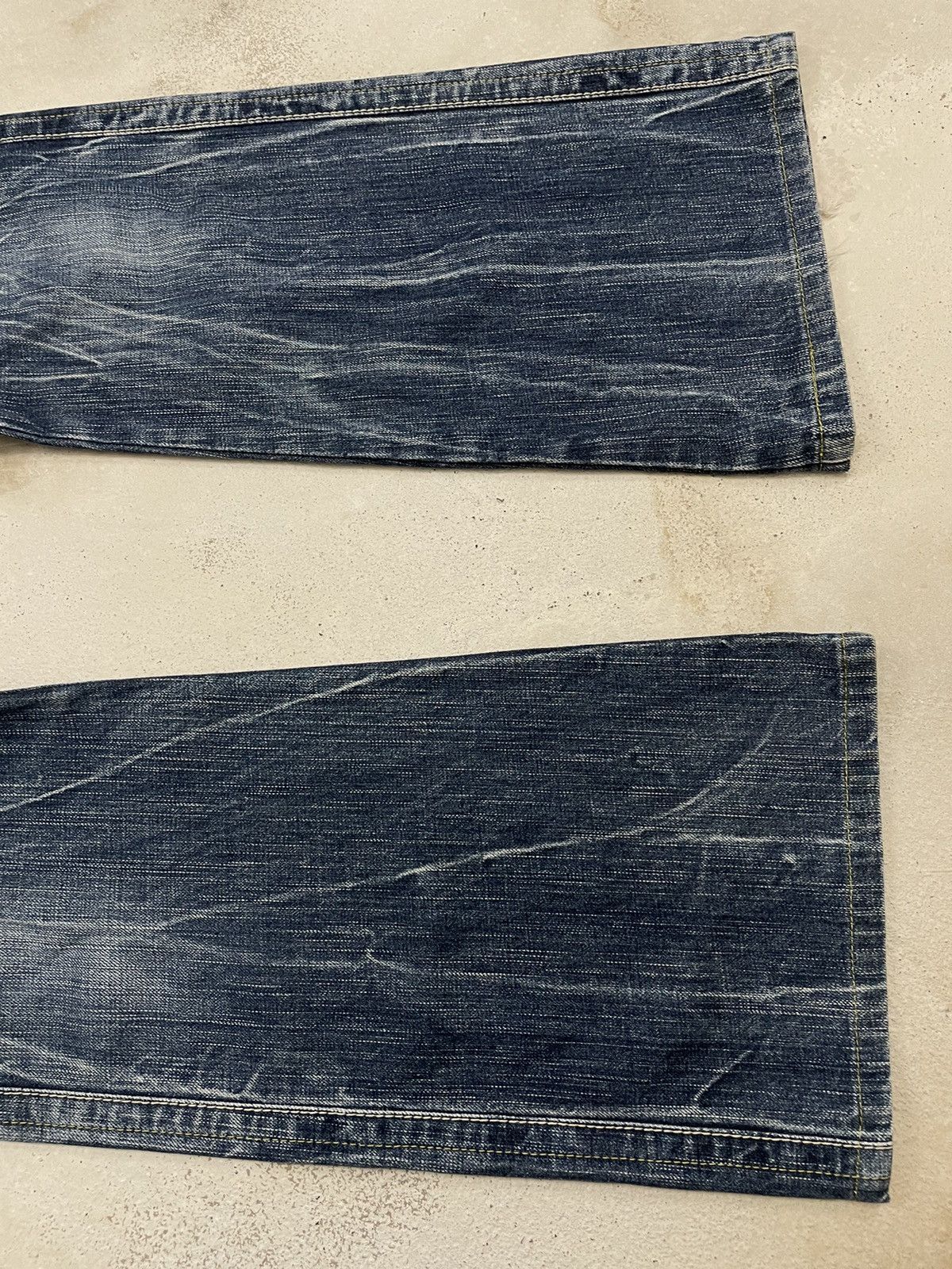 If Six Was Nine Et Boite Japan Blueway Nippon Crazy Y2k Flare Lightning Size US 30 / EU 46 - 5 Thumbnail