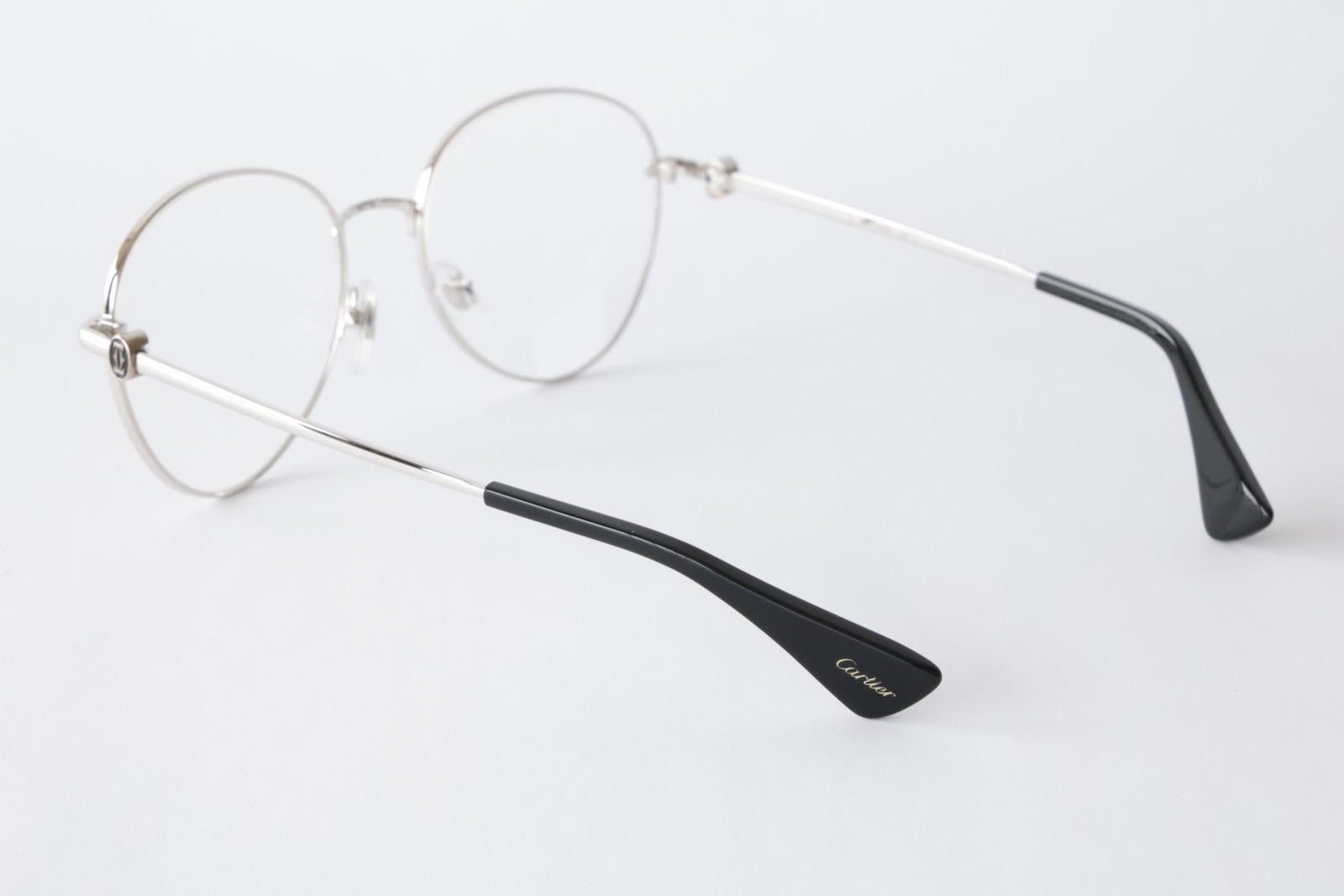 Cartier New Cartier eyewear optical eyeglasses CT0449O 004 silver Size ONE SIZE - 5 Thumbnail