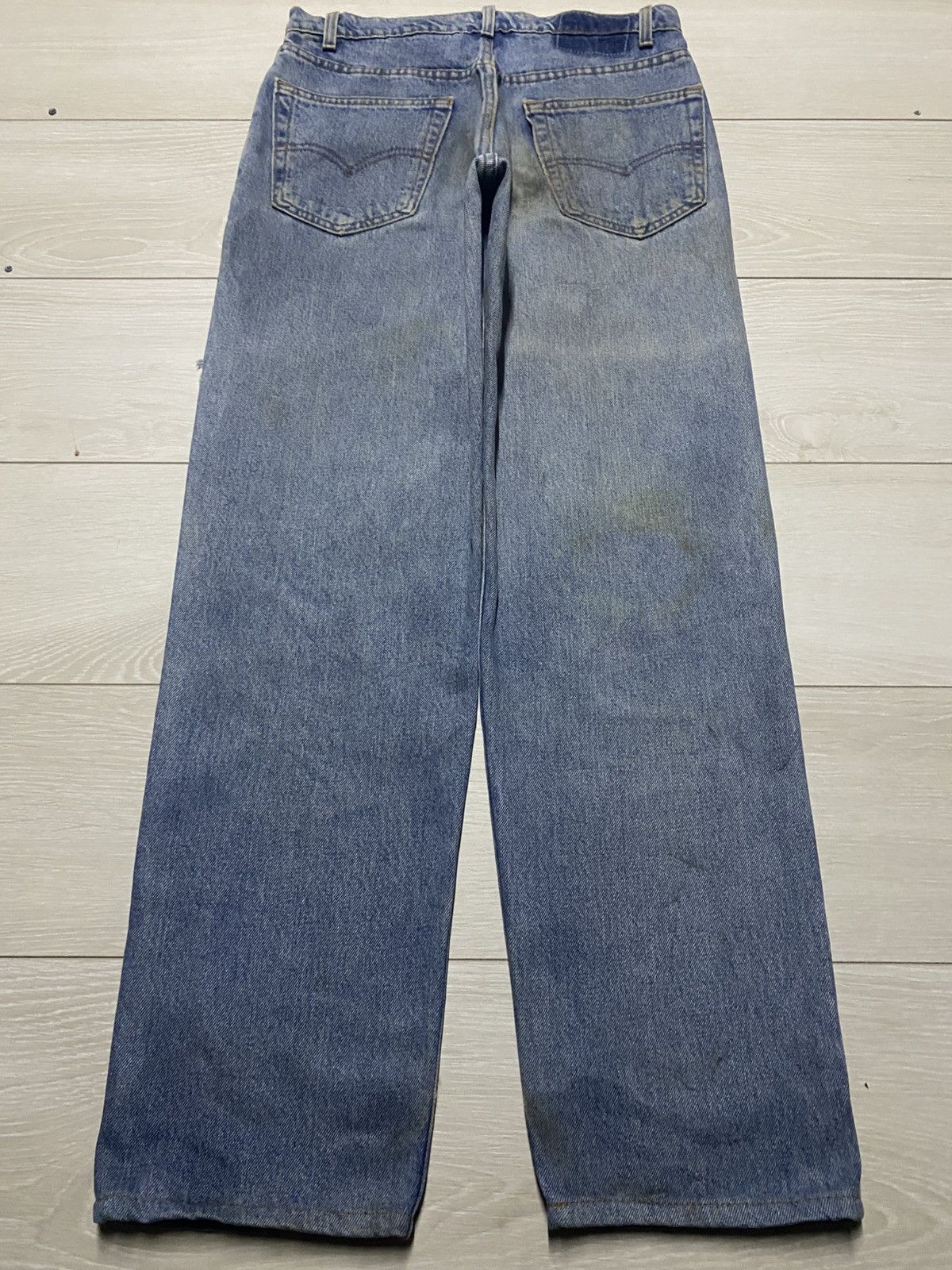Levi's Vintage Levis Mud Wash Grunge Ripped Jeans Size US 32 / EU 48 - 2 Thumbnail