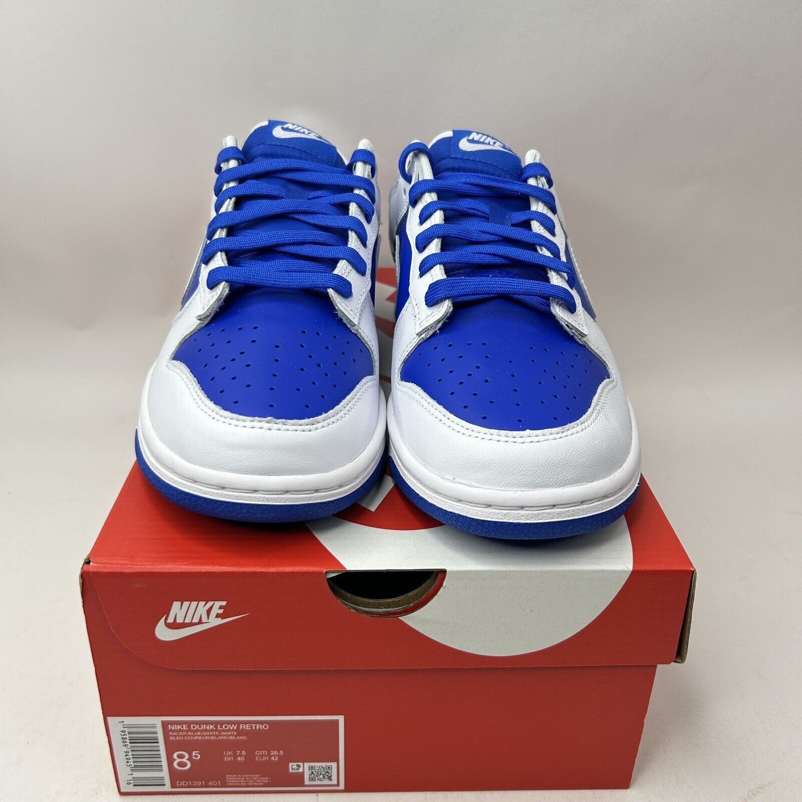 Nike Nike Dunk Low Retro “Racer Blue” 2023 Size US 8.5 / EU 41-42 - 2 Thumbnail