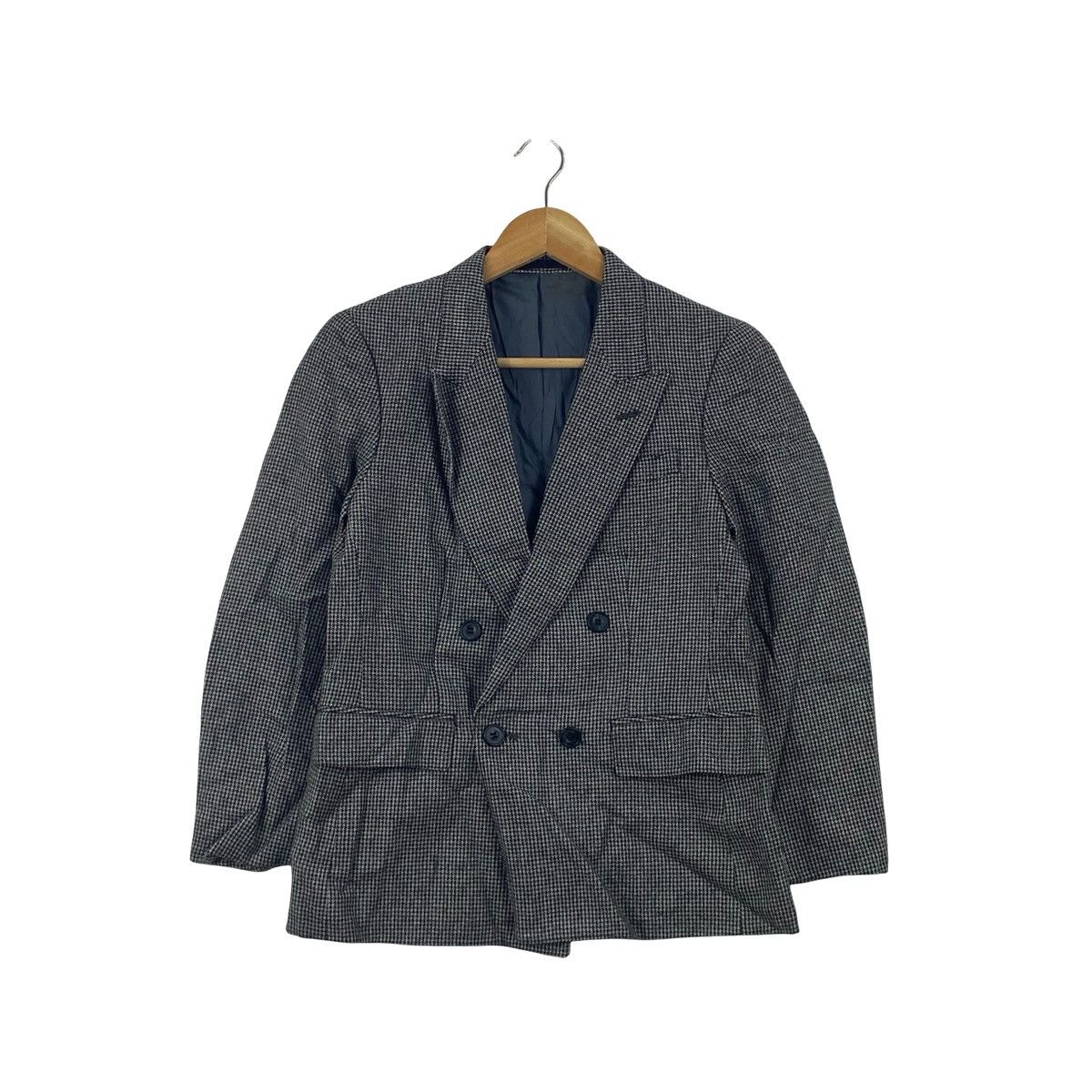 Burberry Vintage BURBERRYS HOUNDSTOOTH DOUBLE Breasted Tailored Size S / US 4 / IT 40 - 1 Thumbnail