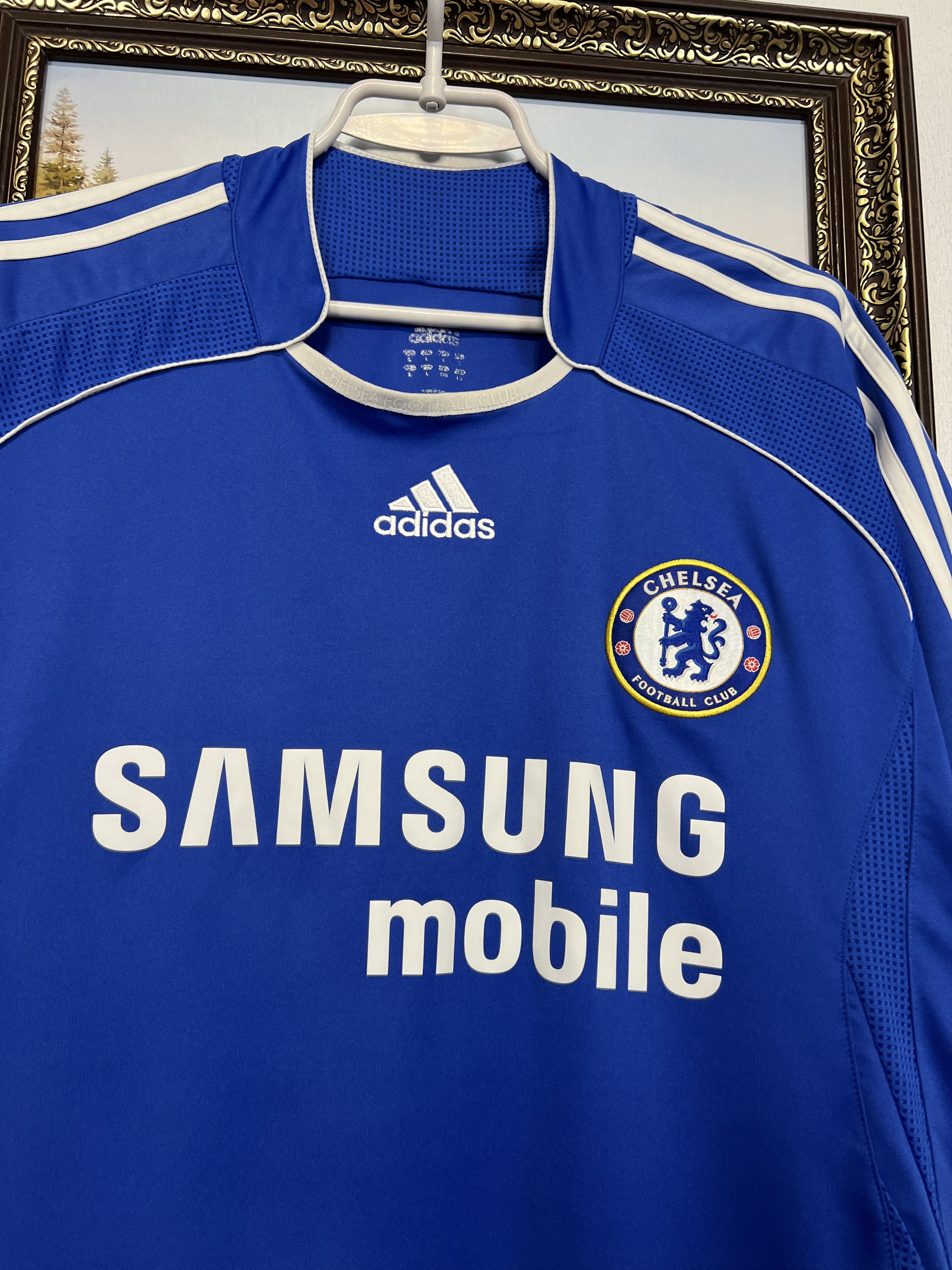 Adidas Chelsea Home football shirt 2006 Soccer Adidas Jersey Trikot Size US L / EU 52-54 / 3 - 3 Thumbnail