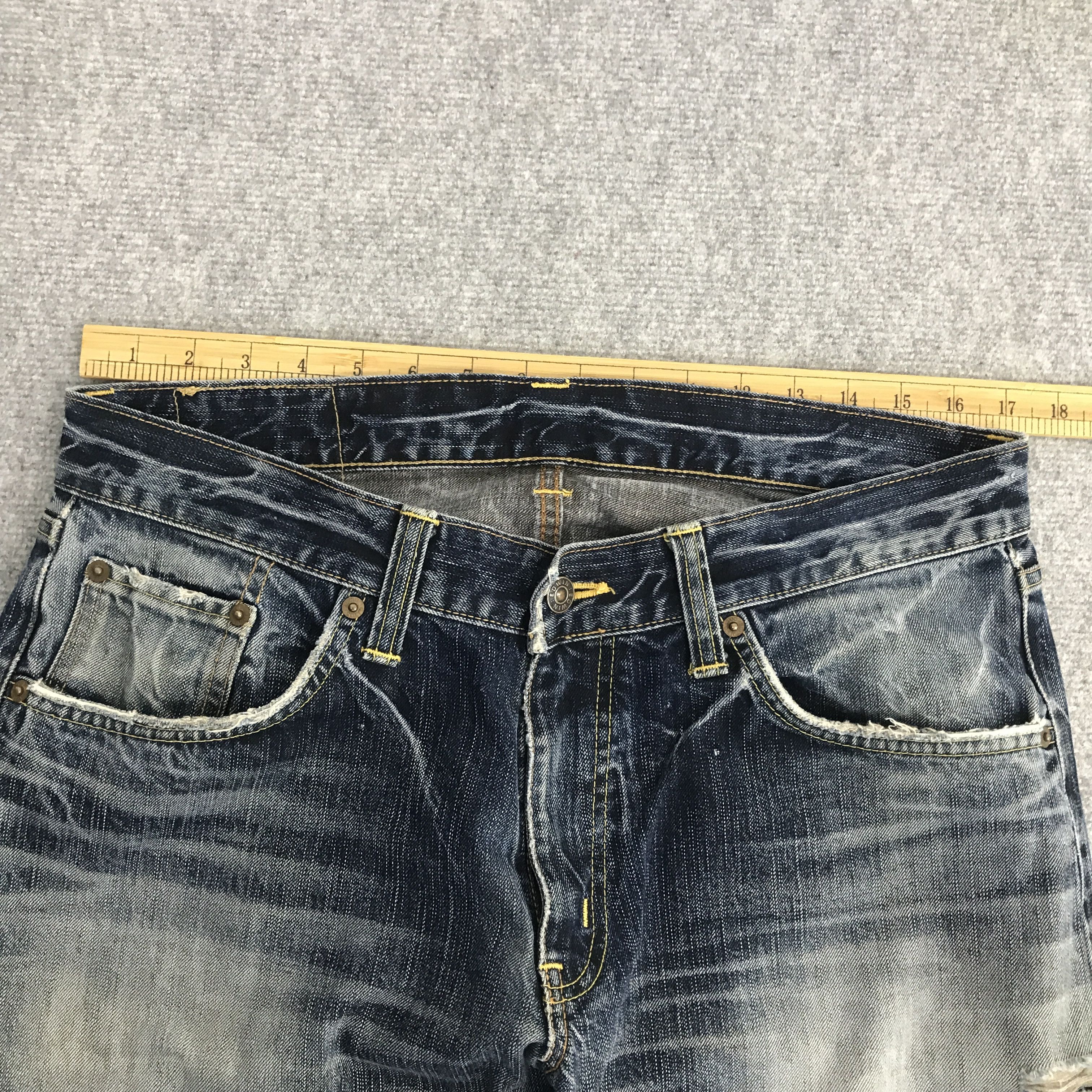 Edwin Rare Edwin Denim Faded distressed Jeans pants Size US 34 / EU 50 - 7 Thumbnail