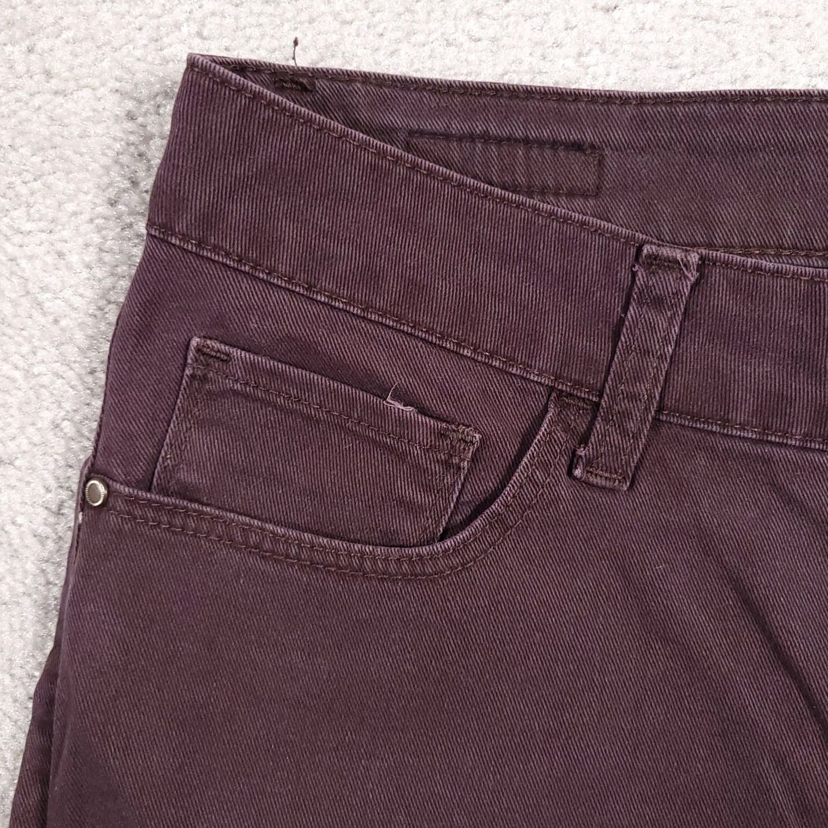 Lee VINTAGE Y2K Lee Brown Jeans Straight LegClassic Fit Women's 34X33 Size 24" / US 00 / IT 34 - 4 Thumbnail
