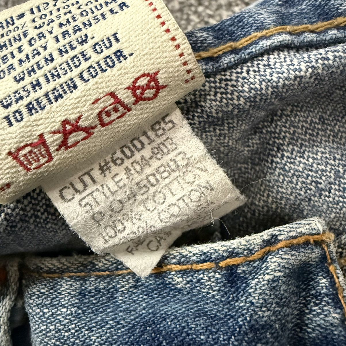 True Religion 🔥🇺🇸 Baggy Flared Distressed Jeans Hysteric Glamour Style Y2k Size US 34 / EU 50 - 13 Thumbnail