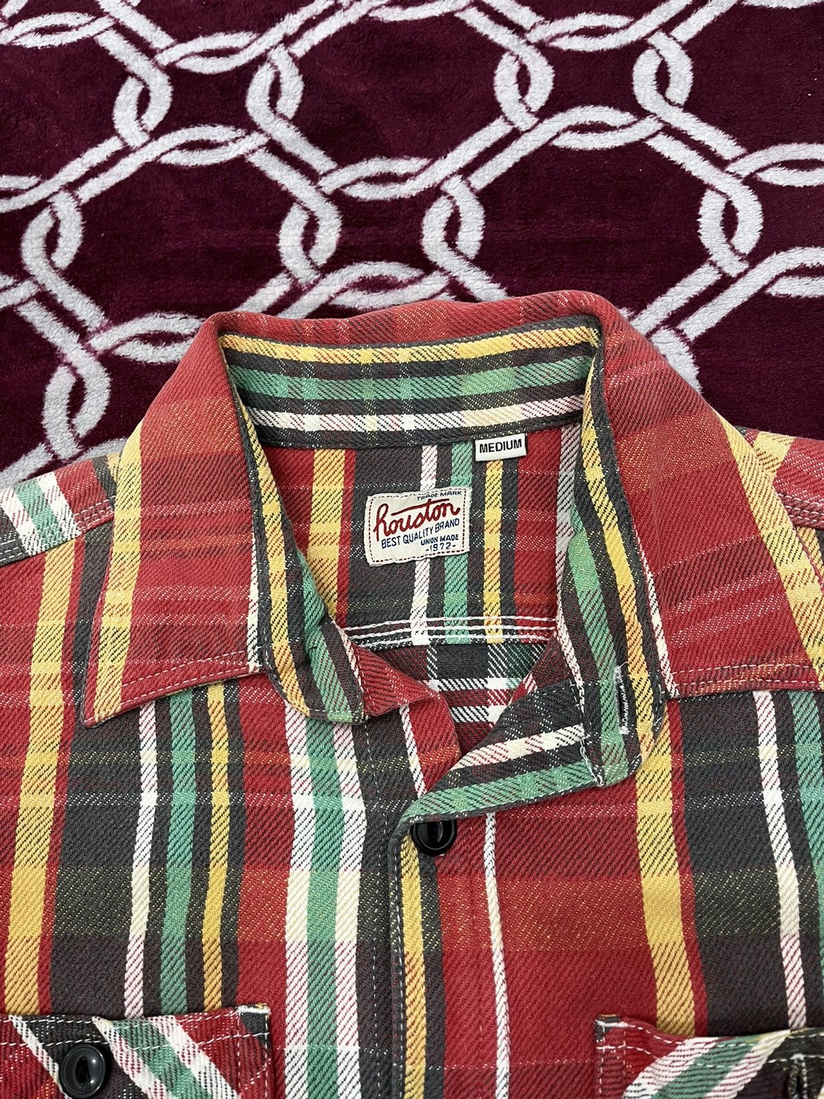 Vintage Rouston Union Made Plaid Flannel Size US M / EU 48-50 / 2 - 10 Thumbnail