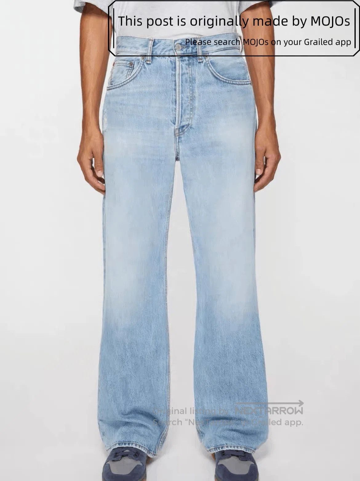 Acne Studios W31L30 Acne Studios 2021M Heavy Washed Fading Denim. Size US 31 - 8 Thumbnail