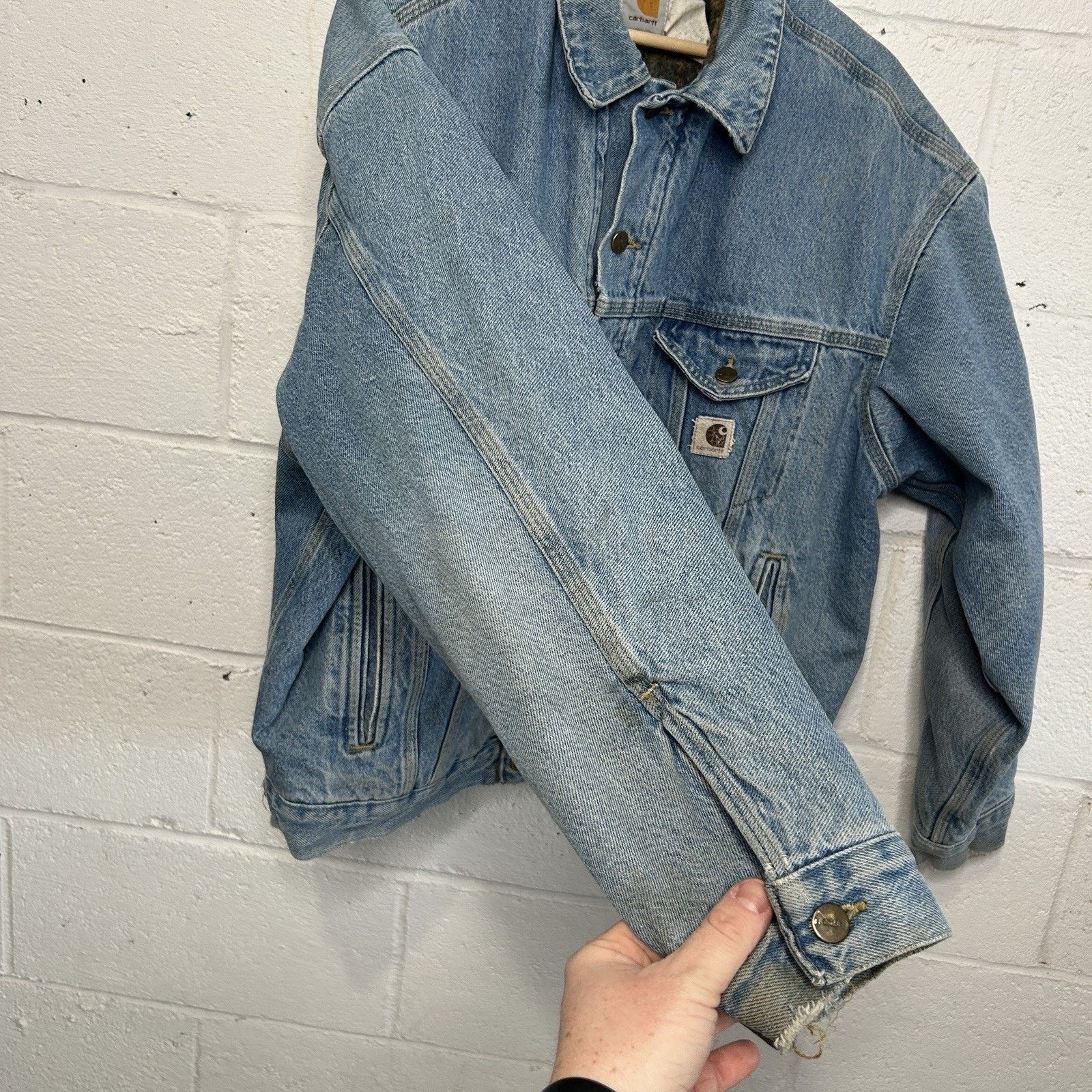 Carhartt Vintage Carhartt Blanket-Lined Trucker Jacket “Denim” Size US L / EU 52-54 / 3 - 6 Thumbnail