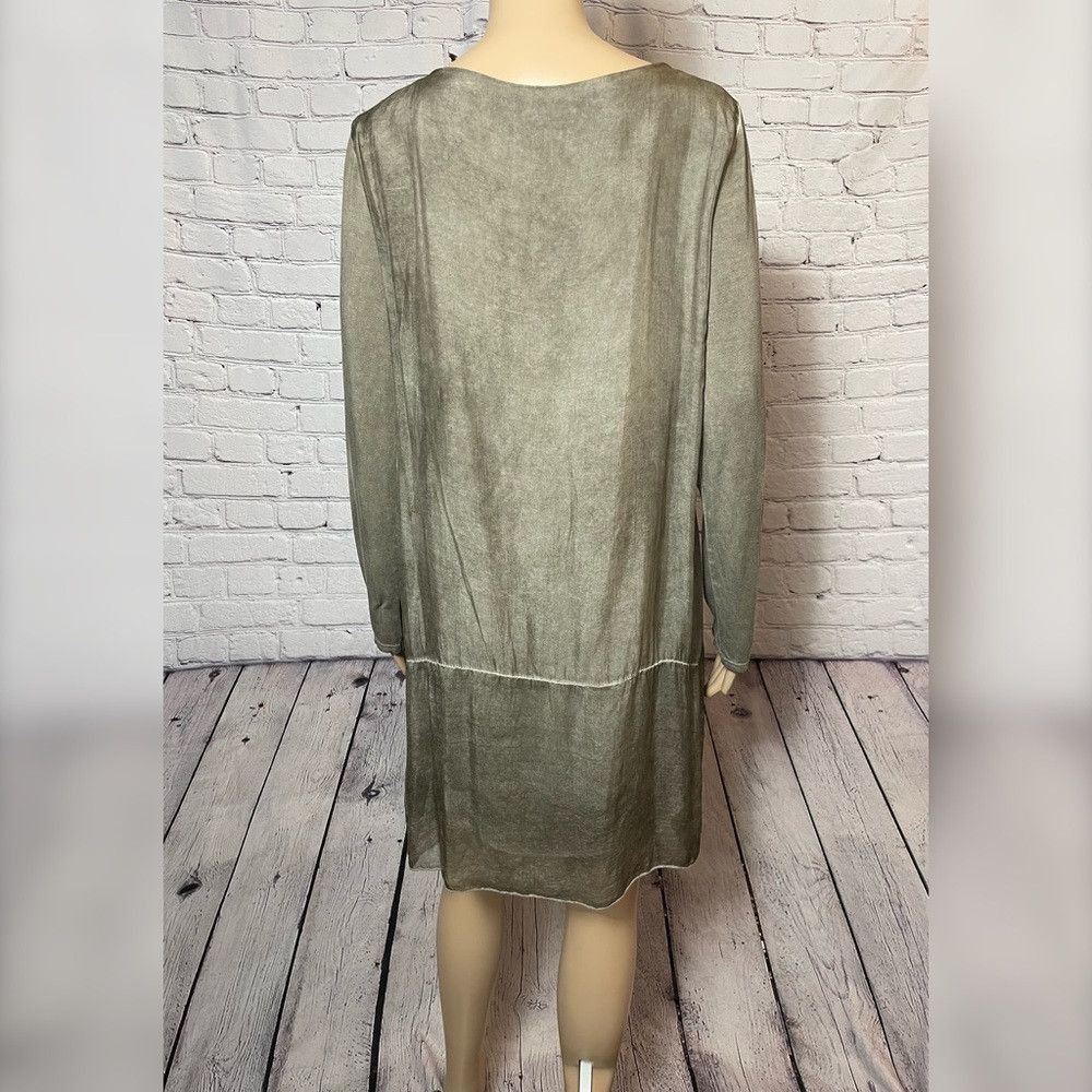Other New Cherishh Silk Cotton Lace Gauze Long Sleeve Dress Made Size M / US 6-8 / IT 42-44 - 5 Thumbnail