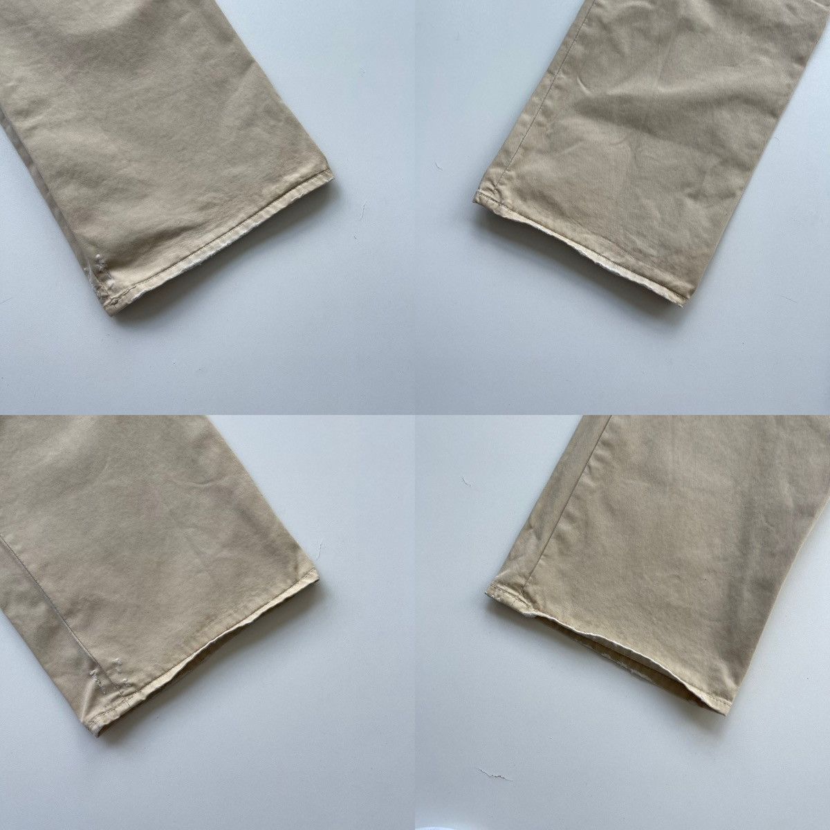 Prada Prada Vintage Pocket Archive Distressed Pants Beige Size US 34 / EU 50 - 8 Thumbnail