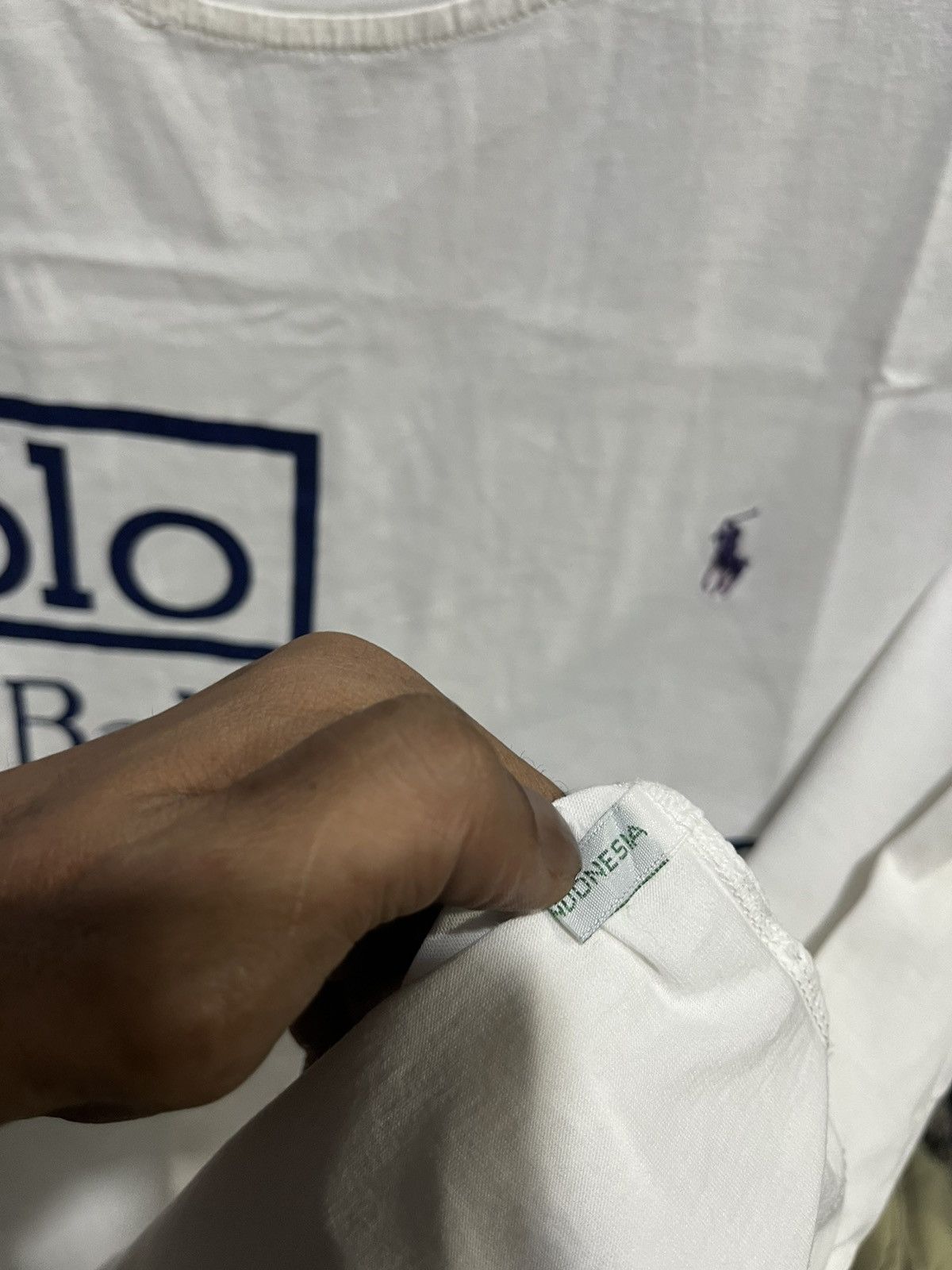 Polo Ralph Lauren Polo Ralph Lauren Big Tag Tee Logo 90s Size US L / EU 52-54 / 3 - 4 Thumbnail