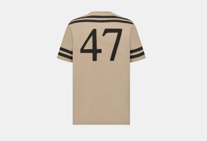 Dior o1w1db10525 483J63 Couture Relaxed-Fit T-Shirt in Beige Size US L / EU 52-54 / 3 - 2 Thumbnail